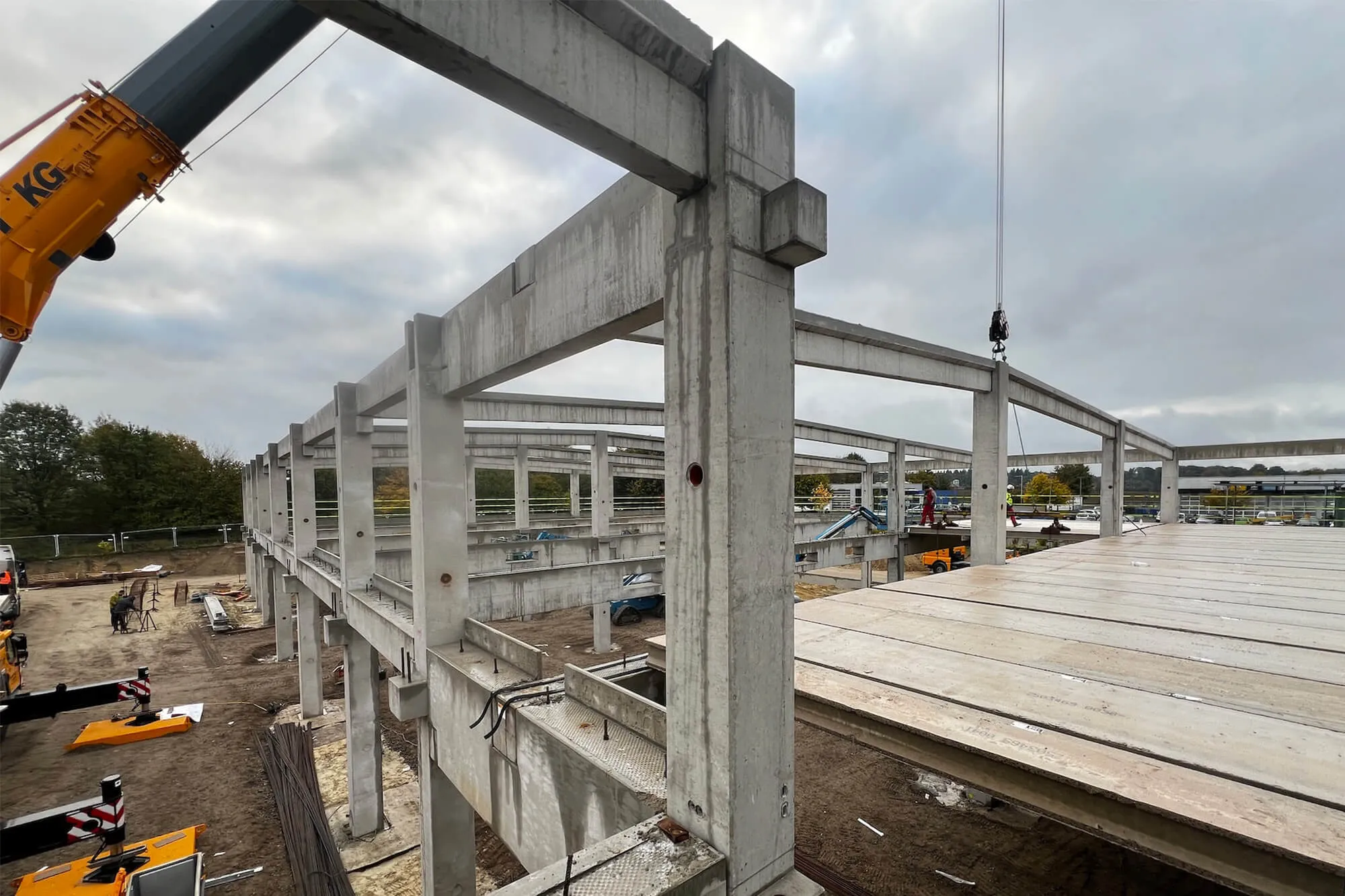 Baustelle Zwischenebenen Wagner Wohnen